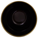 15Cm Black Glass Bowl