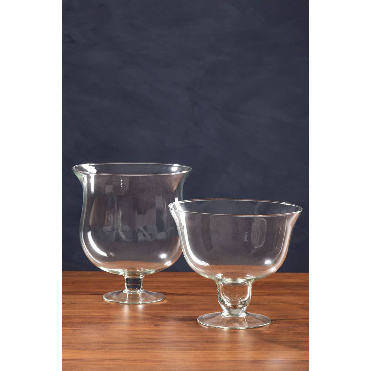 Ambra Clear Glass Cognac Vase