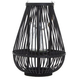 Lentigo Small Black Bamboo Lantern