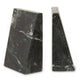 Marris Set of Two Black Marble Bookends
