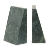 Marris Set of Two Green Marble Bookends
