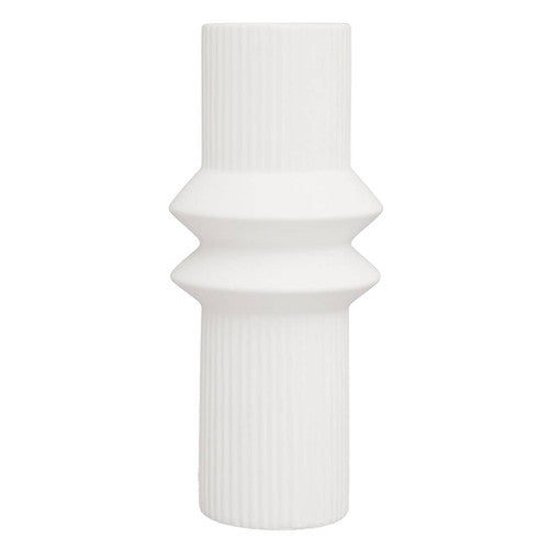 Fabia White Vase