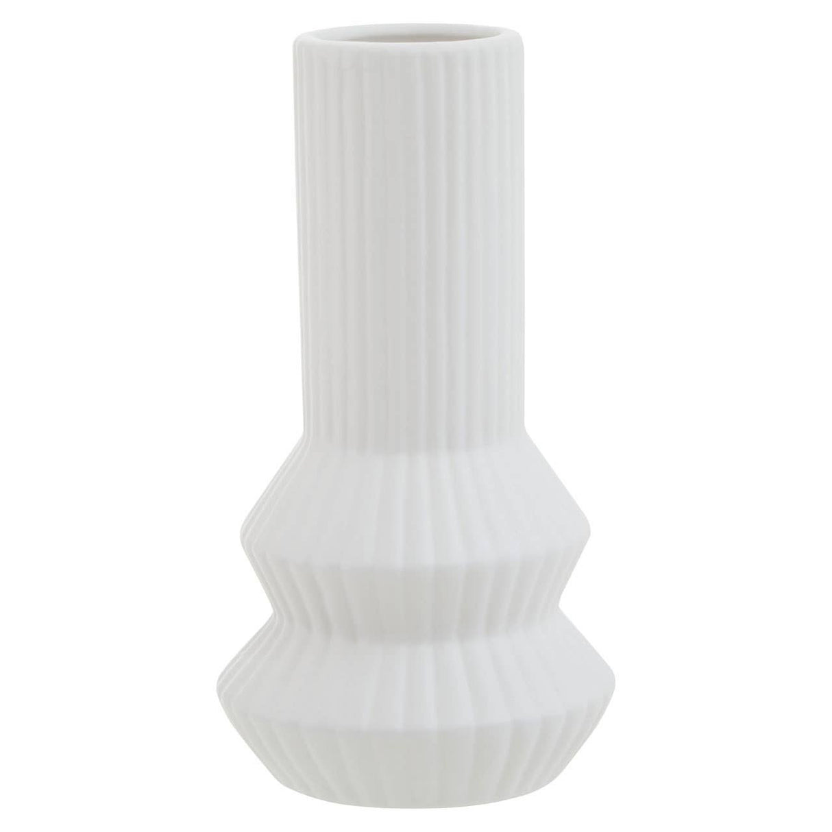 Fabia White Vase