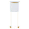 Trosa Large White And Gold Floor Standing Planter