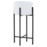 Trosa Large White And Black Floor Standing Planter
