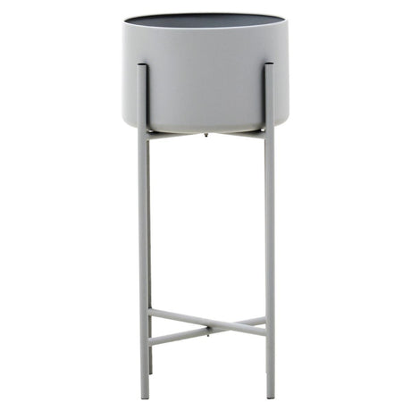 Trosa Large Grey Floor Standing Planter
