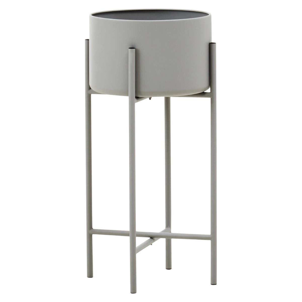 Trosa Large Grey Floor Standing Planter