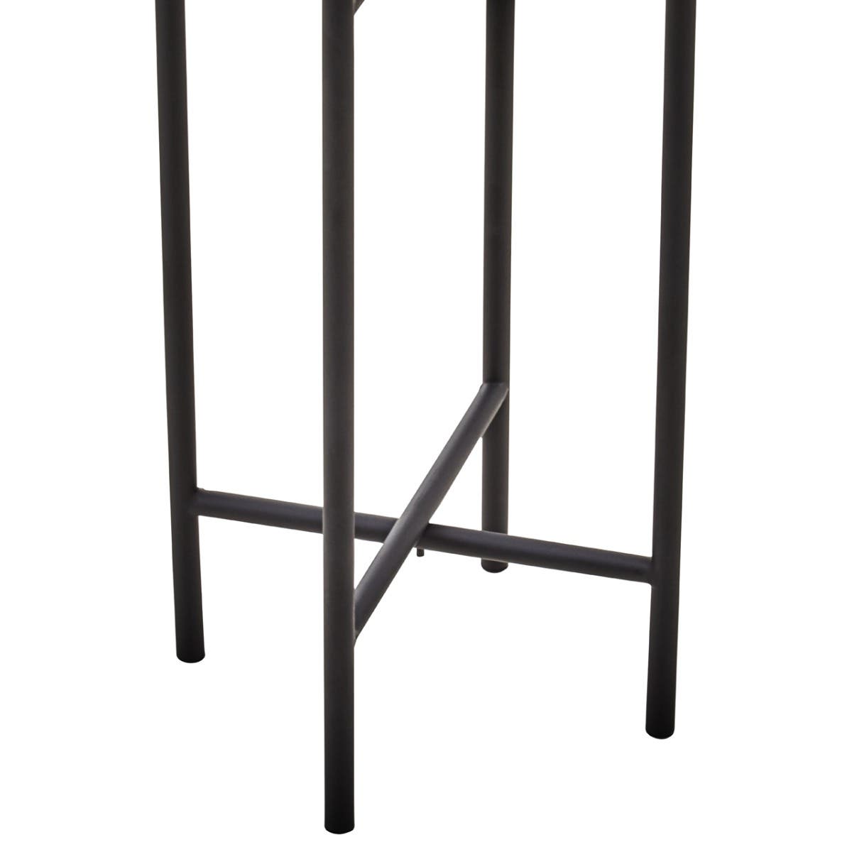Trosa Small White And Black Floor Standing Planter