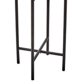 Trosa Small White And Black Floor Standing Planter
