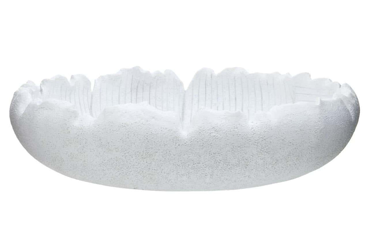 Broc White Flat Bowl