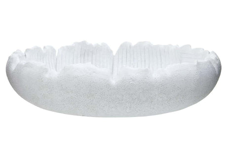 Broc White Flat Bowl