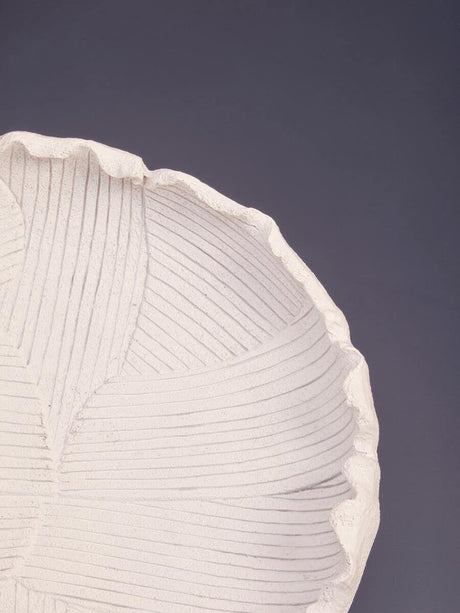 Broc White Flat Bowl