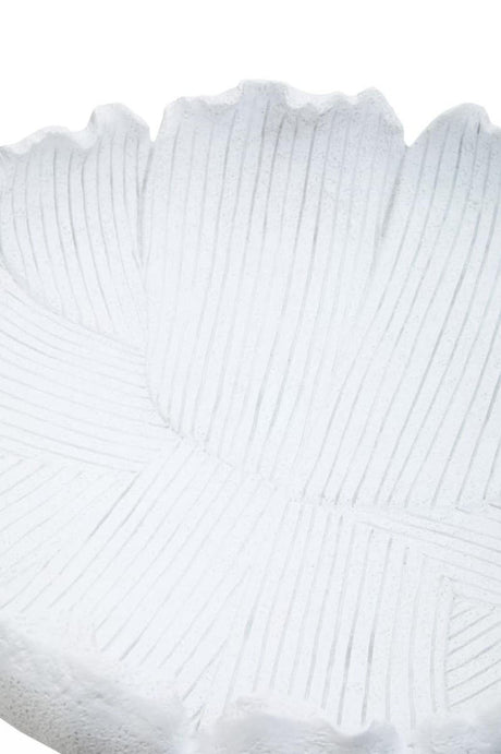 Broc White Flat Bowl