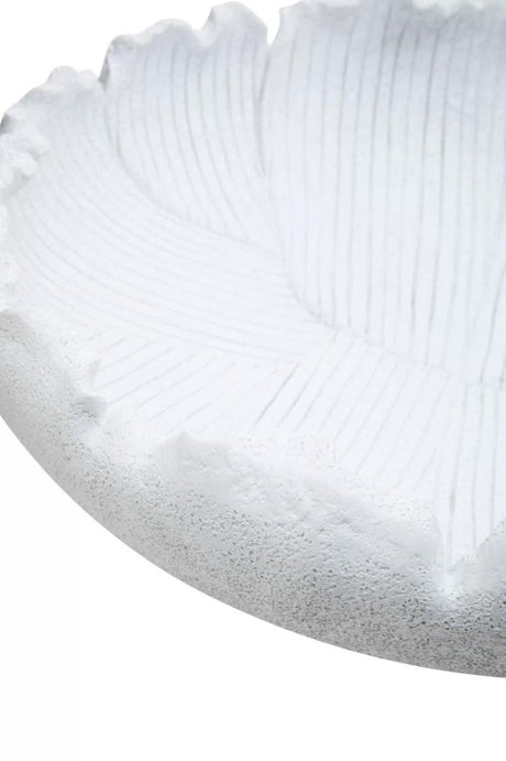 Broc White Flat Bowl