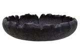 Broc Black Textured Bowl