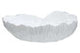 Broc Curved Textured White Bowl