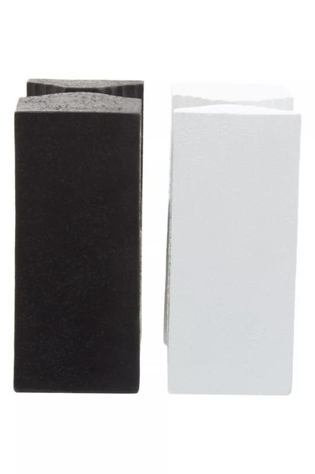 Broc Set Of Two Black And White Bookends