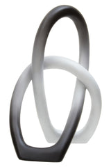Broc Ombre Black And White Sculpture