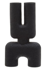 Broc Small Black Sculptured Vase