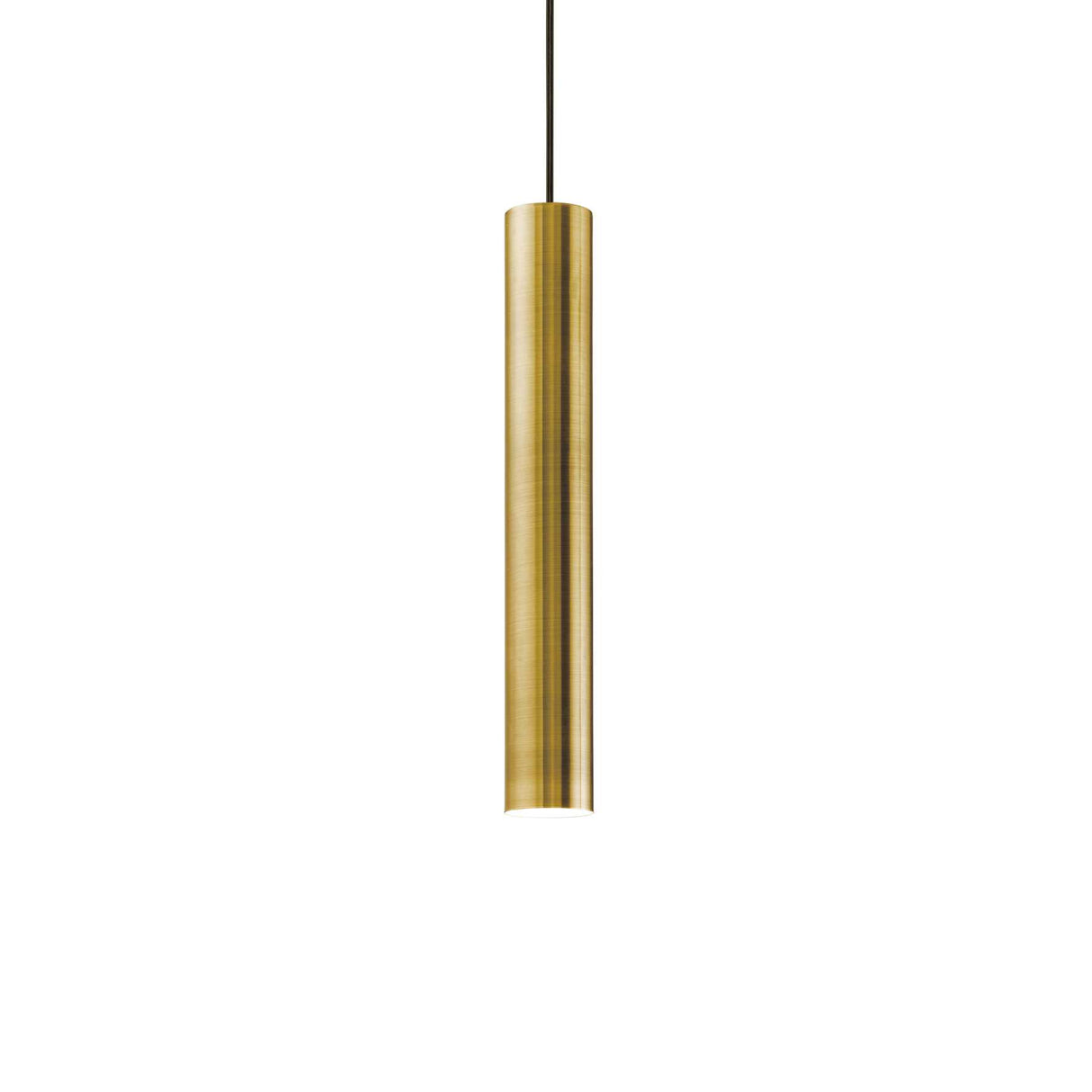 Sleek Bronze Cylinder Ceiling Spotlight Pendant