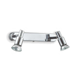 Slem Modern Twin Chrome Wall Light