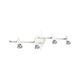Modern Slem 4-Bulb Adjustable White Ceiling Light
