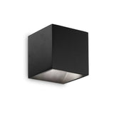Modern Rubik Cube Wall Light in Matte Black