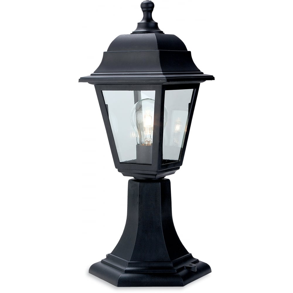 Classic Black Outdoor Lantern with Anti-Corrosion Finish