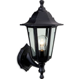 Elegant Vintage Black Coach Lantern for Outdoor Use