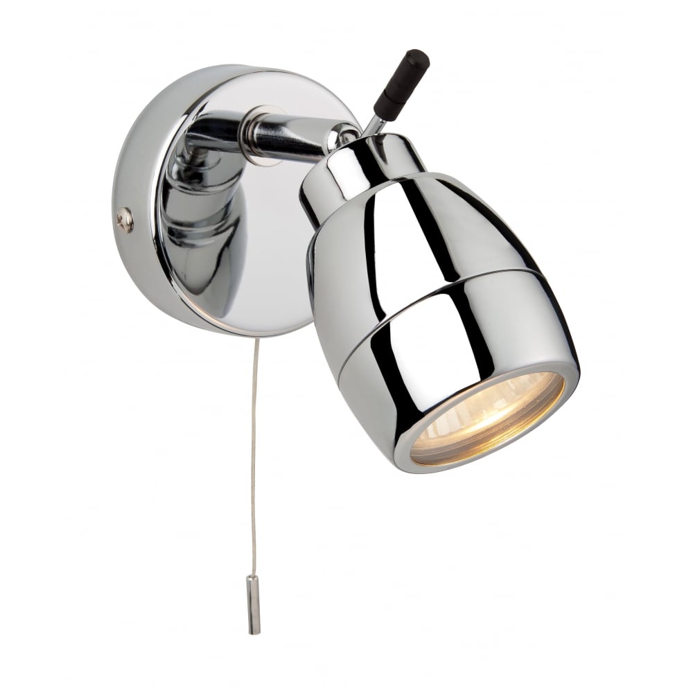 Sleek Chrome Bathroom Spotlight with Modern Design