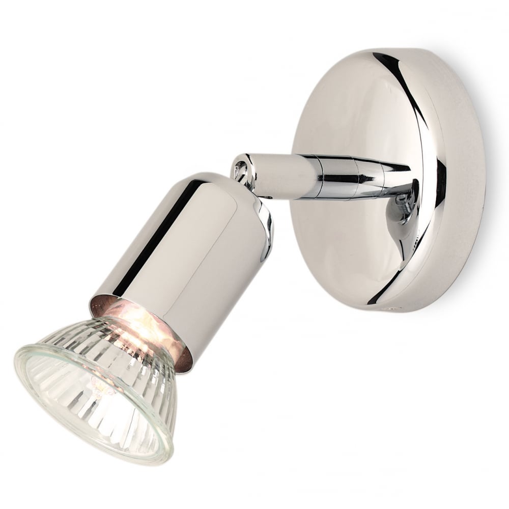 Sleek Chrome Adjustable Ceiling Spotlight