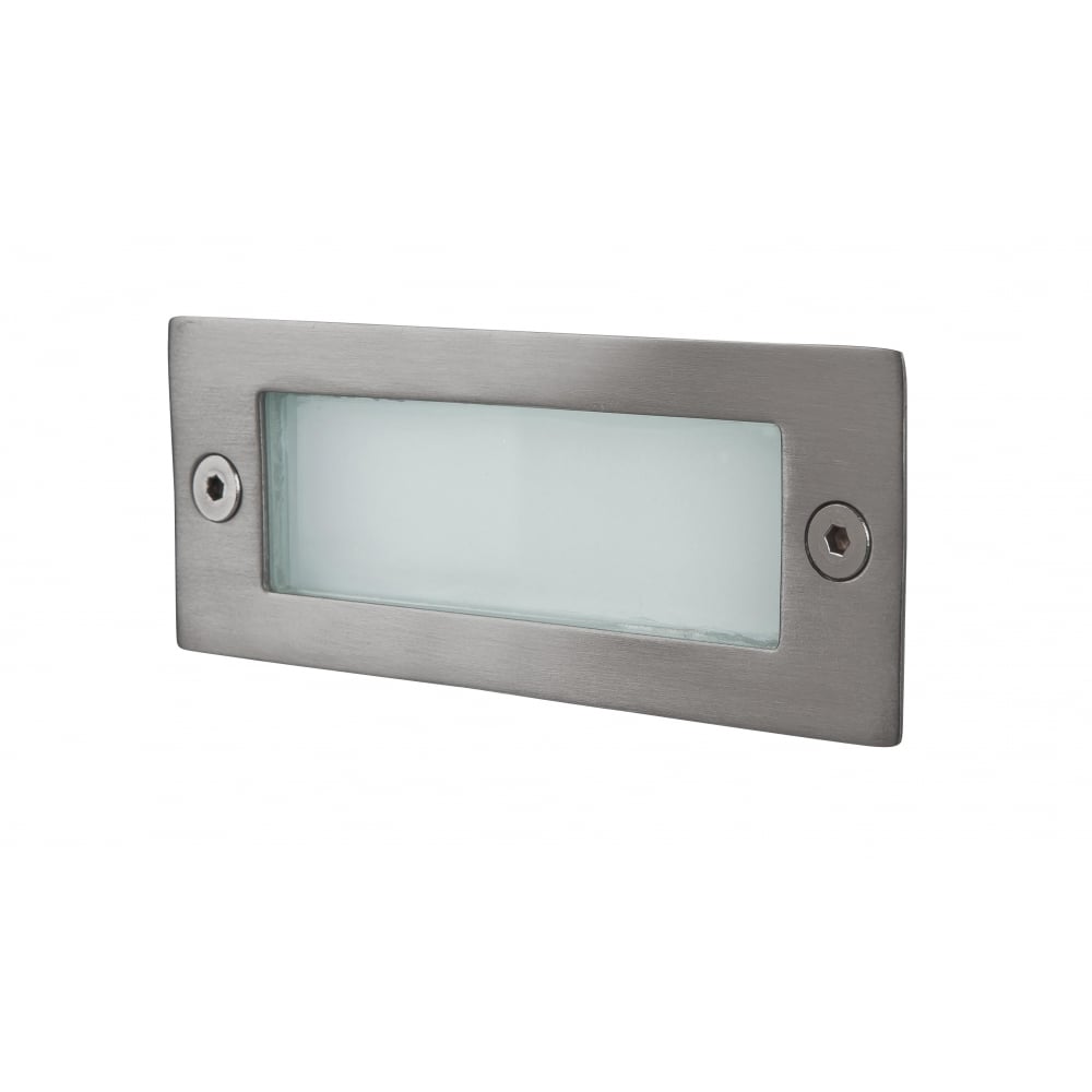Sleek Stainless Steel LED Wall and Step Light with Contemporary Design
