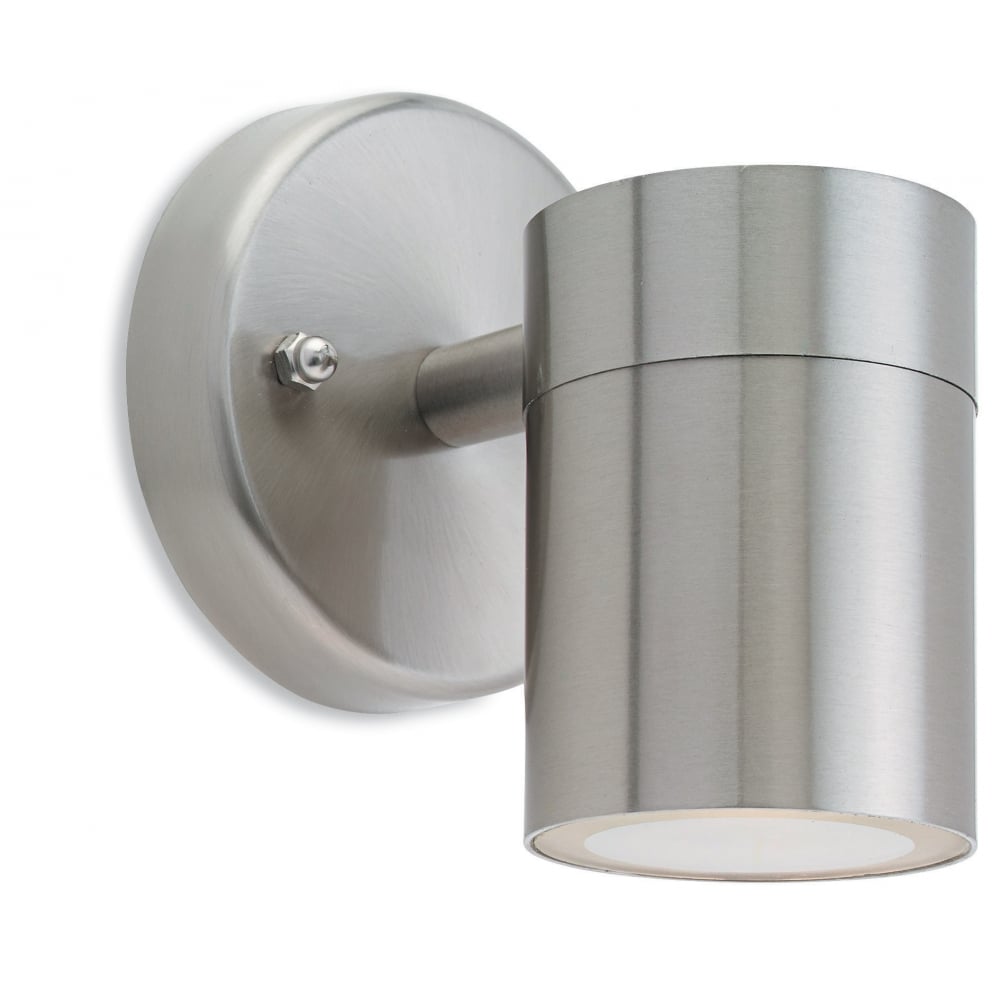 Sleek Modern Stainless Steel Downlight Wall Sconce for Outdoor Spaces