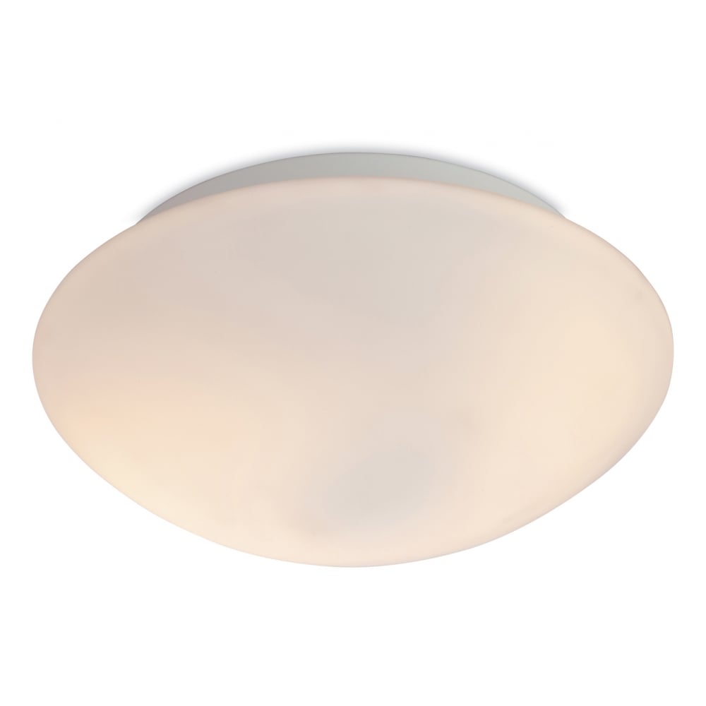 Contemporary Opal Glass Ceiling Light Fixture