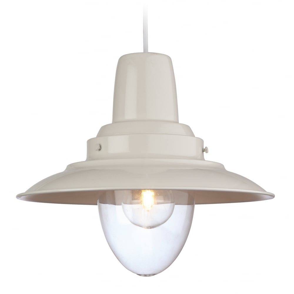 Coastal Cream Metal Marine Pendant Light