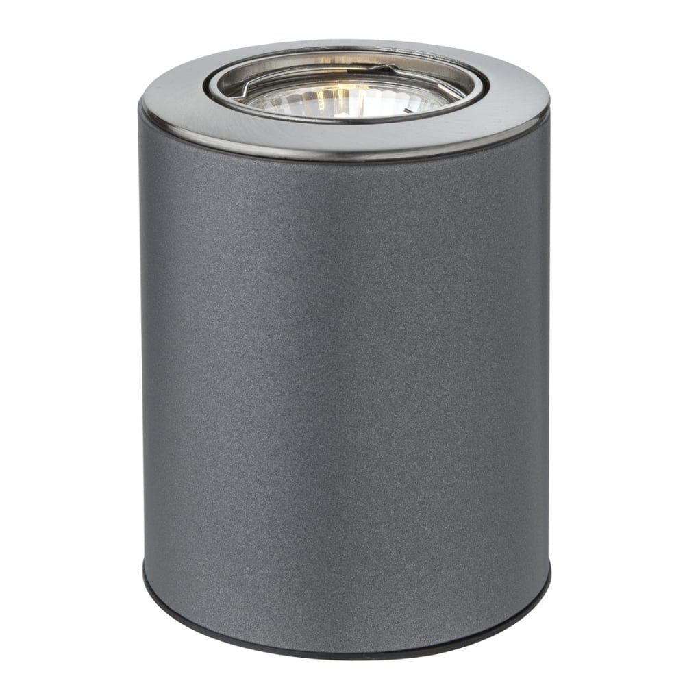 Contemporary Satin Steel Uplight Lamp for Versatile Ambient Lighting