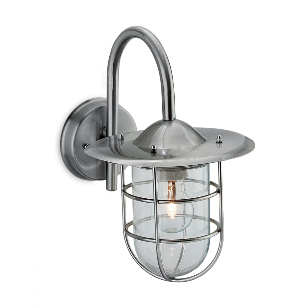 Sleek Stainless Steel Outdoor Wall Lantern with Long-lasting Durability