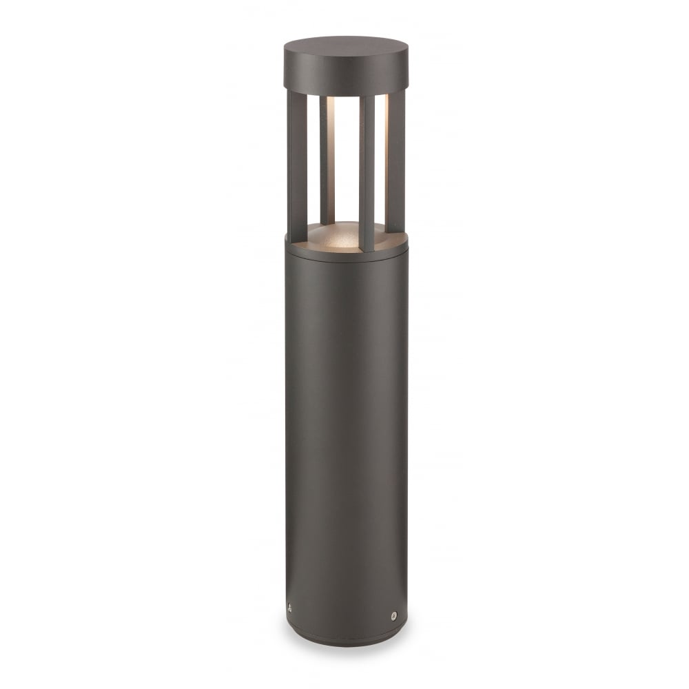 Contemporary Graphite Pathway LED Garden Bollard Light