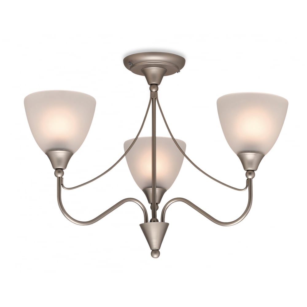 Elegant Satin Steel Floral Wall Sconce with Opal Glass Shades