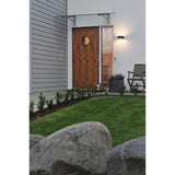 Konstsmide Matt Black Teramo Outdoor Wall Light