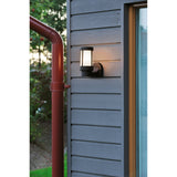 Matt Black Siena Outdoor Wall Light by Konstsmide