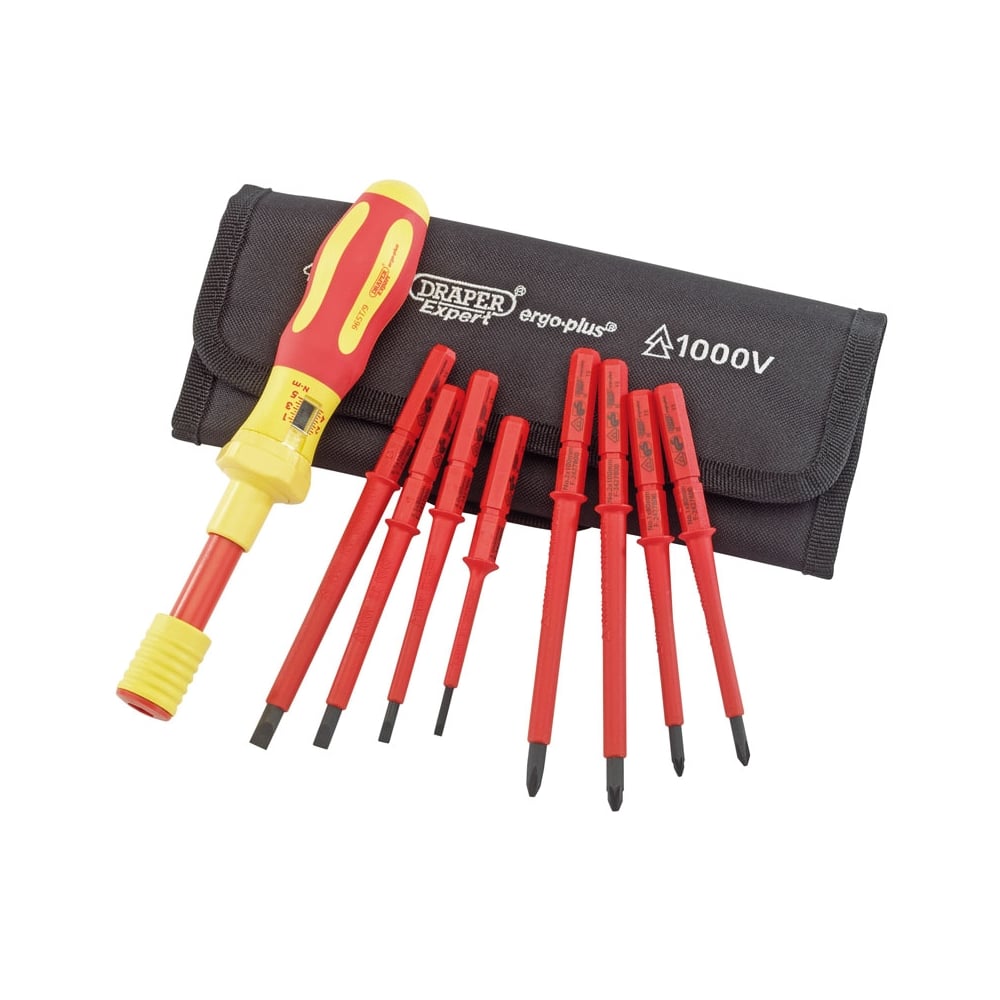 Draper Expert Ergo Plus VDE Torque Screwdriver Set for Electricians