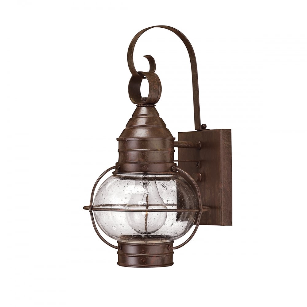 Cape Cod Elegant Sienna Bronze Wall Lantern