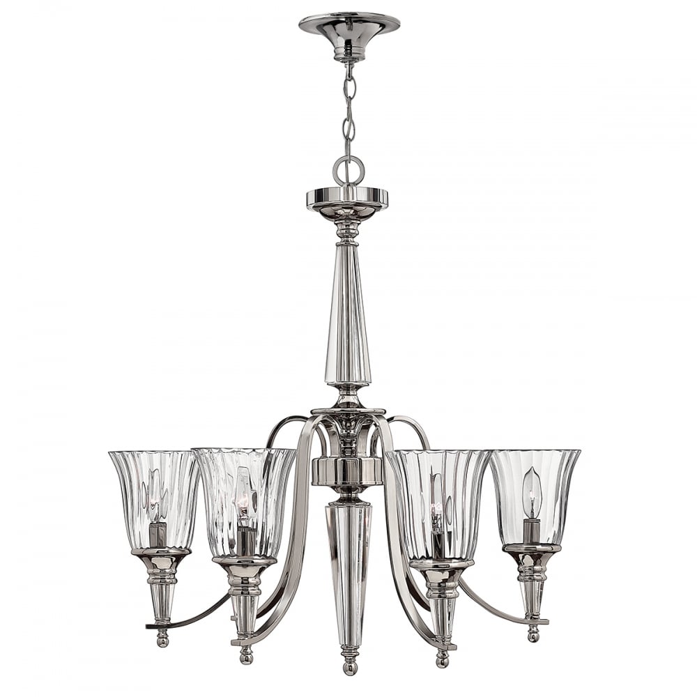 Sterling Elegance 6-Light Crystal Chandelier