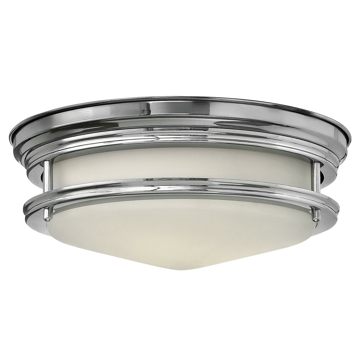 Hadley Retro Flush Mount - Polished Chrome Finish