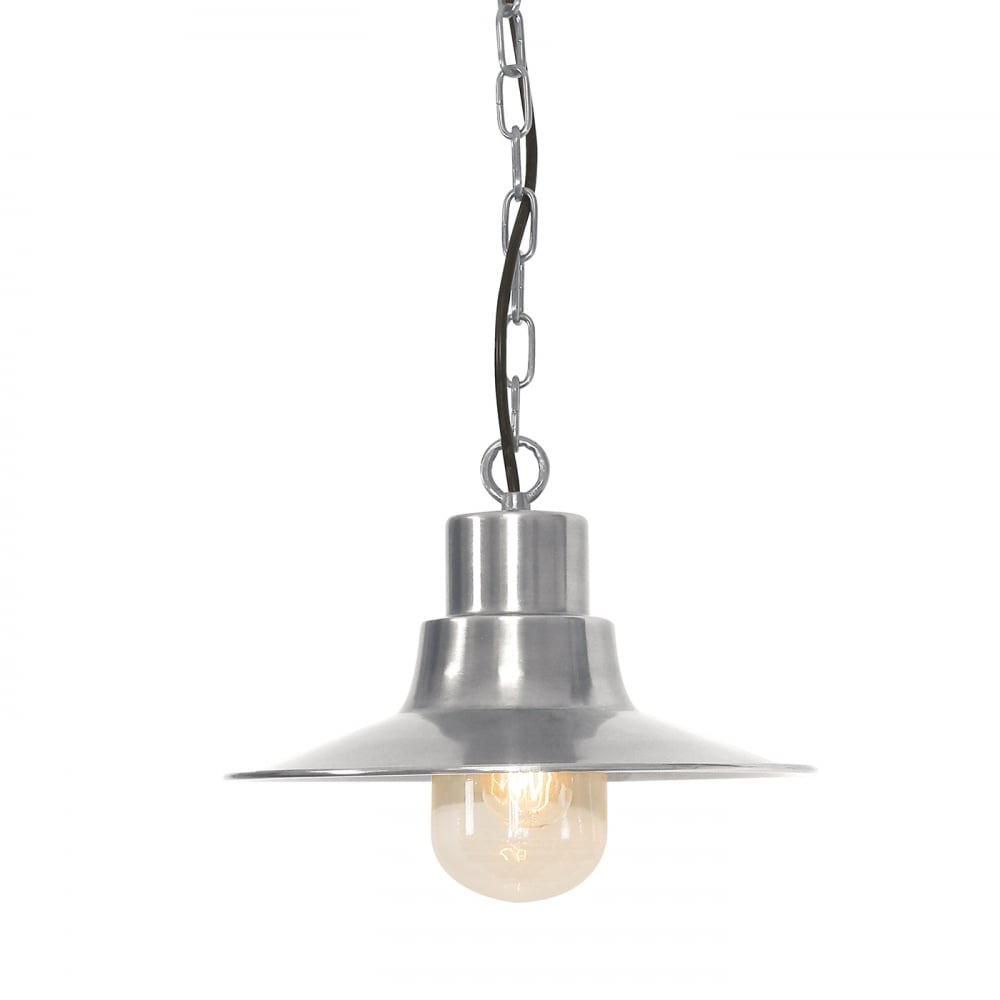 Vintage Industrial Sheldon Chain Lantern in Antique Nickel Finish