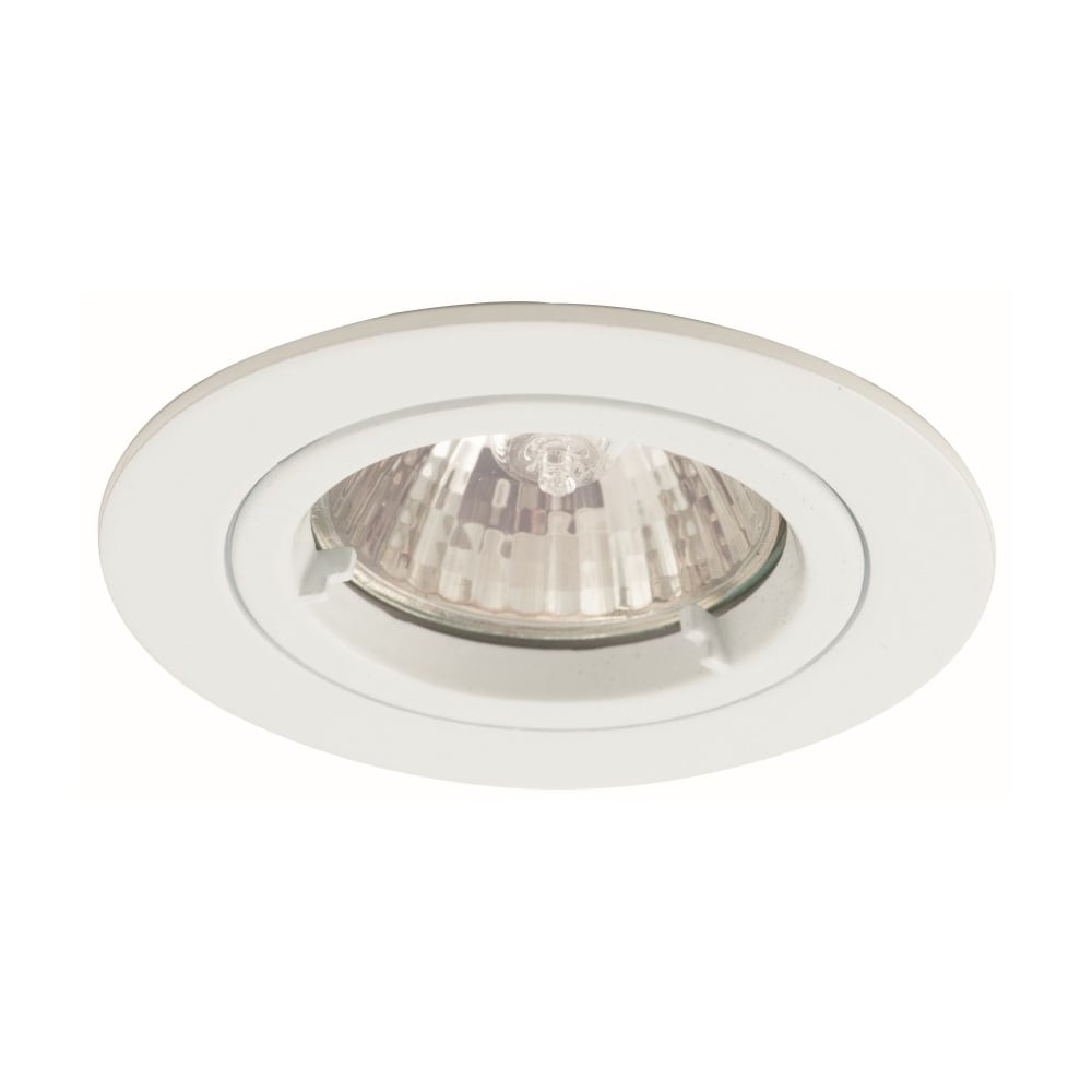 Elegant IP65 Twistlock Matt White GU10 Bathroom Downlight