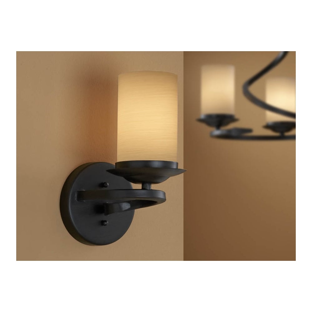 Elegant Crisol Antique Candle-Inspired Wall Sconce