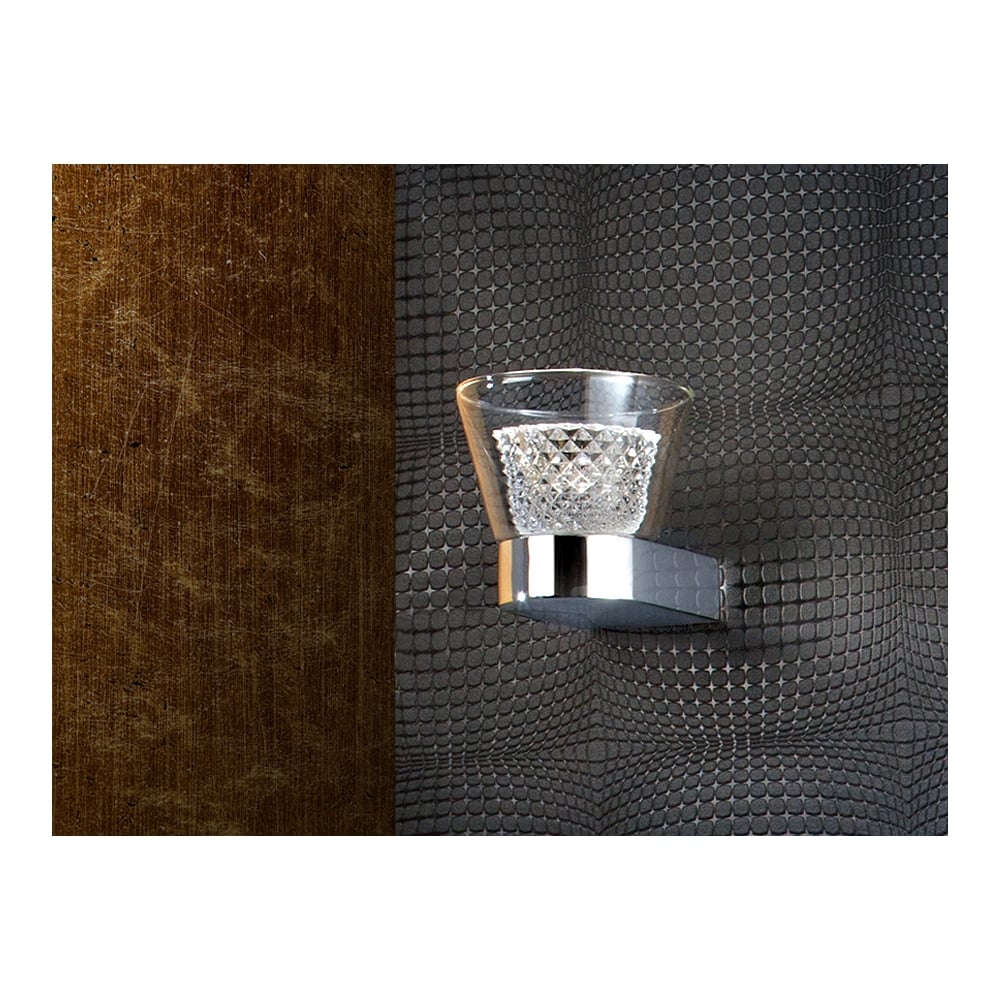 Lucia LED Wall Light, Chrome Finish, 1 Bulb