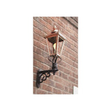 Elegant Victorian Wall Lantern with Copper Accents
